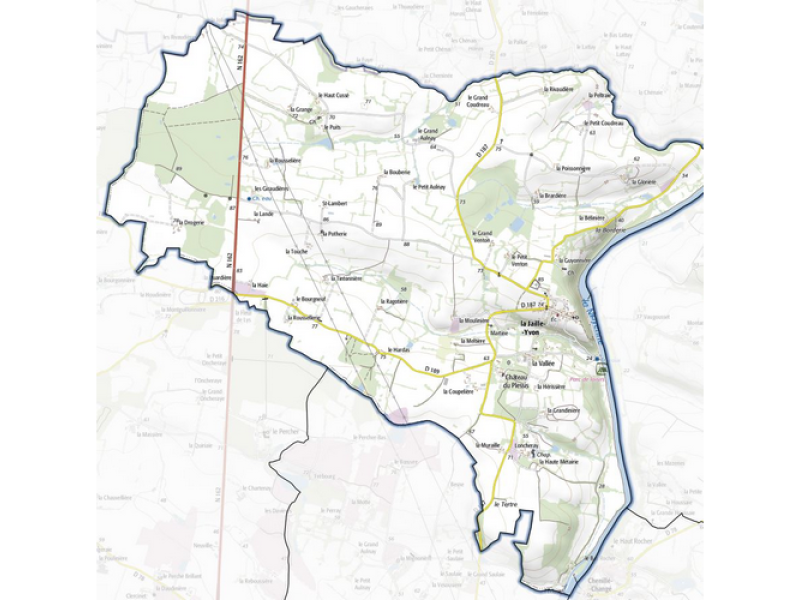 Plan de la commune